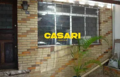 Sobrado com 2 dormitórios à venda, 258 m² - campestre - santo andré/sp