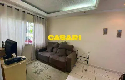 Apartamento com 2 dormitórios à venda, 58 m² - vila tibiriçá - santo andré/sp