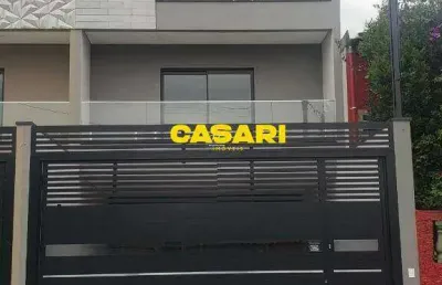Sobrado novo com 3 suítes à venda no demarchi – 201 m², churrasqueira e 4 vagas em são bernardo