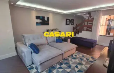 Sobrado 3 suítes com área gourmet e 5 vagas à venda no assunção – são bernardo do campo