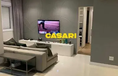Apartamento com 1 dormitório à venda, 74 m² - jardim - santo andré/sp