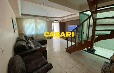 Sobrado com 3 dormitórios à venda, 264 m² - jardim las vegas - santo andré/sp