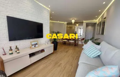 Apartamento com 3 dormitórios à venda, 114 m²- jardim do mar - são bernardo do campo/sp