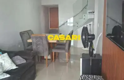 Cobertura à venda, 182 m² - 4 dormitórios (1 suíte), piscina, espaço gourmet, 3 vagas - centro - são bernardo do campo/sp
