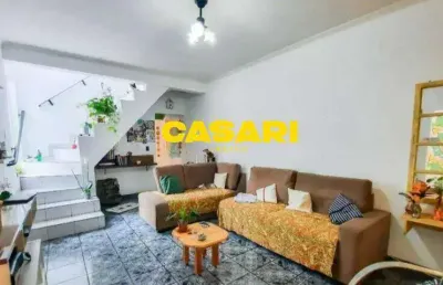 Sobrado com 4 dormitórios à venda, 220 m² - dos casa - são bernardo do campo/sp