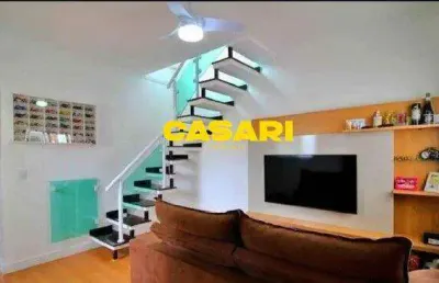 Cobertura duplex com 3 dormitórios à venda na vila tibiriçá – santo andré