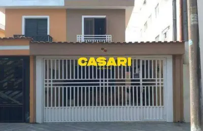 Sobrado com 3 dormitórios à venda, 125 m² - rudge ramos - são bernardo do campo/sp
