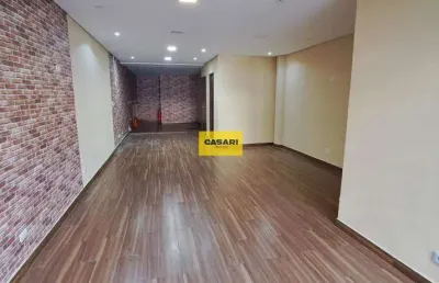 Salão comercial 80 m² para locação no jardim do mar em são bernardo do campo