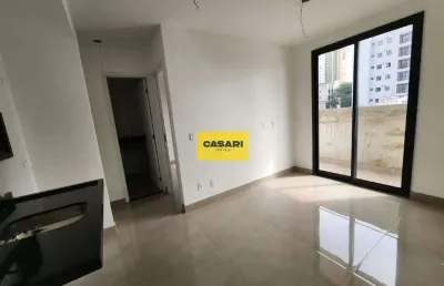 Apartamento com 2 dormitórios à venda, 37 m² - campestre - santo andré/sp