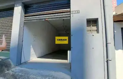 Salão comercial com 39m² para locação na vila valparaiso - santo andré/sp.