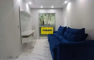 Apartamento com 2 dormitórios para alugar, 60 m² - jardim irajá - são bernardo do campo/sp