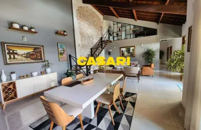 Sobrado alto padrão com 3 suítes, vista para a represa e área gourmet – 600 m² de conforto e natureza