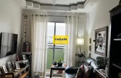 Apartamento reformado 58m², 2 dormitórios, 1 vaga, ao lado do shopping são bernardo plaza – sbc/sp