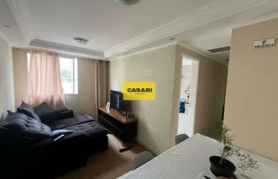 Apartamento 2 dormitórios com planejados à venda em bairro tranquilo de são bernardo do campo