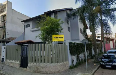 Sobrado de esquina com 3 suítes e espaço gourmet – próximo à rua figueiras, santo andré