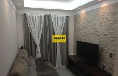 Apartamento com 3 dormitórios (1 suíte), 2 vagas e automação completa – campestre, santo andré