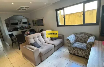 Apartamento com 107m² - 3 dormitórios - camilópolis - santo andré-sp