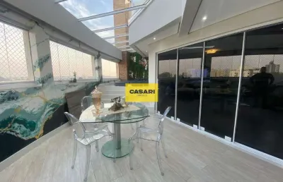 Cobertura à venda no bairro rudge ramos – são bernardo do campo | 3 suítes, 185m², varanda gourmet e muito conforto!