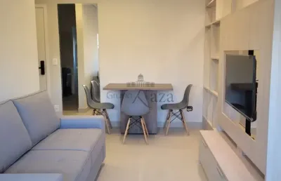 Studio mobiliado no move residence – aquarius – 45m² – pronto para morar