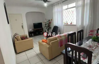 Apartamento com 3 dormitórios à venda, 100 m² por r$ 520.000,00 - boqueirão - santos/sp