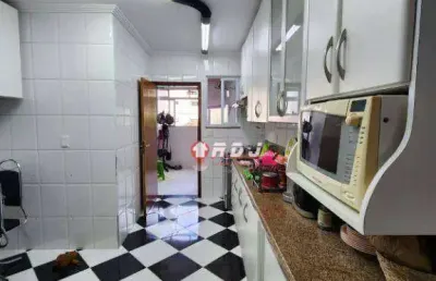 Apartamento com 3 dormitórios à venda, 96 m² por r$ 562.000,00 - embaré - santos/sp