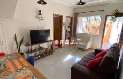 Casa com 3 dormitórios à venda, 100 m² por r$ 620.000,00 - vila belmiro - santos/sp