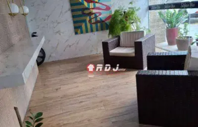 Kitnet com 1 dormitório para alugar, 30 m² por r$ 2.100,00/mês - josé menino - santos/sp