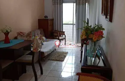 Apartamento com 1 dormitório para alugar, 60 m² por r$ 2.000,00/mês - vila guilhermina - praia grande/sp