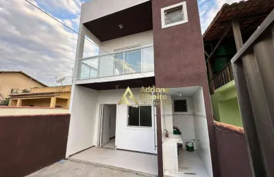 Casa com 2 dormitórios à venda, 90 m² por r$ 200.000,00 - aquarius (tamoios) - cabo frio/rj