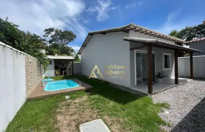 Casa com 2 dormitórios à venda, 80 m² por r$ 350.000,00 - florestinha - cabo frio/rj