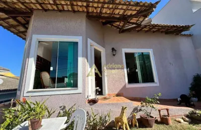 Casa com 3 dormitórios à venda, 130 m² por r$ 750.000,00 - cond passaros - cabo frio/rj