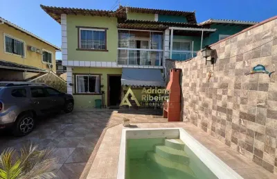 Casa com 2 dormitórios à venda, 118 m² por r$ 500.000,00 - jardim mariléa - rio das ostras/rj