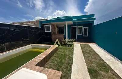 Casa com 2 dormitórios à venda, 70 m² por r$ 240.000 - unamar - cabo frio/rj