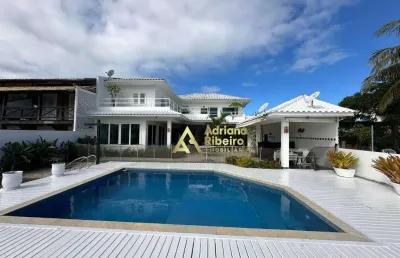 Casa com 4 dormitórios à venda, 575 m² por r$ 3.300.000 - ogiva - cabo frio/rj