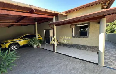 Casa com 3 dormitórios à venda, 135 m² por r$ 700.000 - long beach (tamoios) - cabo frio/rj