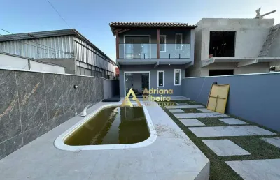 Casa com 2 dormitórios à venda, 71 m² por r$ 350.000 - unamar - cabo frio/rj