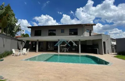 Casa com 3 suítes à venda, 430 m² por r$ 4.200.000 - residencial cinco (alphaville) - santana de parnaíba/sp