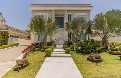 Casa mobiliada com 4 suítes, 561 m² - venda por r$ 6.890.000 ou aluguel por r$ 35.000/mês - 18 do forte - santana de parnaíba/sp