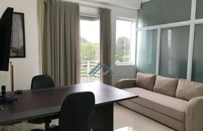 Studio mobiliado com 1 suíte para alugar, 45 m² por r$ 5.545/mês - edifício link studios - santana de parnaíba/sp