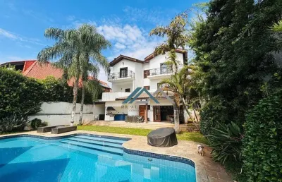 Casa semimobiliada com 4 suítes, 520 m² - venda por r$ 7.900.000 ou aluguel por r$ 37.000/mês - alphaville 01 - barueri/sp
