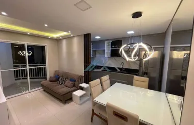 Apartamento com 2 dormitórios, sendo 1 suíte, à venda, 57 m² por r$ 490.000 - piemonte residencial club - barueri/sp