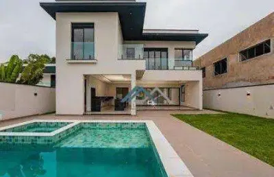 Casa com 5 suítes, 432 m² - venda por r$ 4.990.000 ou aluguel por r$ 21.757/mês - itahyê - santana de parnaíba/sp