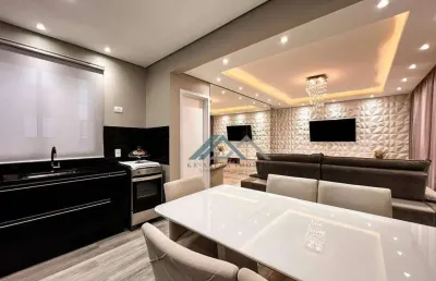 Imponente casa 100% mobiliada com 2 dormitórios, sendo 1 suíte à venda, 104 m² por r$ 650.000 - vila parque - santana de parnaíba/sp