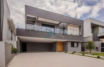 Sofisticada casa mobiliada com 4 amplas suítes à venda, 360 m² por r$ 2.930.000 - tarumã - santana de parnaíba/sp