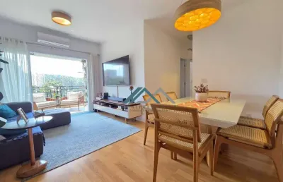 Apartamento com 3 dormitórios, sendo 2 suítes à venda, 101 m² por r$ 1.350.000 - edifício bosque tamboré - santana de parnaíba/sp