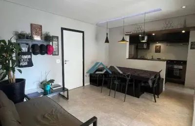 Apartamento mobiliado e decorado com 2 dormitórios, sendo 1 suíte à venda, 79 m² por r$ 950.000 - london ville - barueri/sp