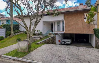 Casa térrea com 5 dormitórios, sendo 4 suítes, 350 m² - venda por r$ 2.270.000 ou aluguel por r$ 12.900/mês - morada dos pássaros - barueri/sp