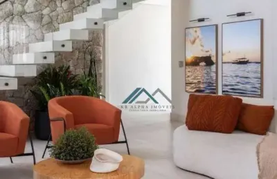 Casa mobiliada com 4 suítes para alugar, 410 m² por r$ 37.826/mês - tamboré 11 - santana de parnaíba/sp