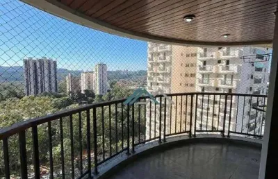 Apartamento com 3 dormitórios, sendo 1 suíte para alugar, 111 m² por r$ 7.950/mês - edifício lotus - barueri/sp