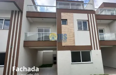 Casa em condomínio fechado com 3 quartos à venda na rua francisco derosso, 5825, alto boqueirão, curitiba, 125 m2 por r$ 650.000